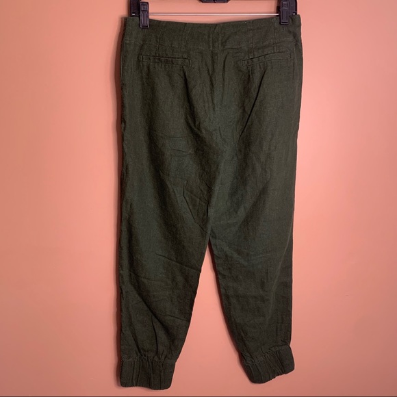 Linen Drawstring Pants - Picture 3 of 4